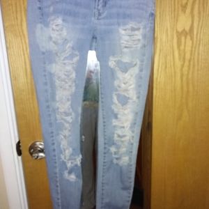 Blue Jean's ripped